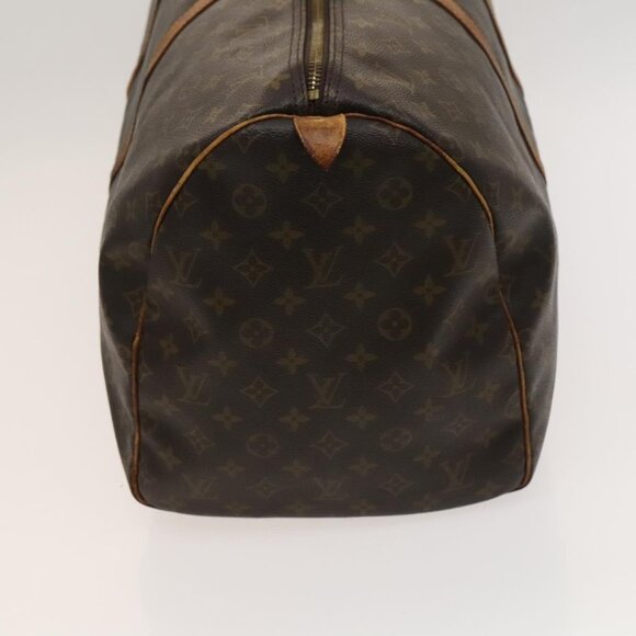 LOUIS VUITTON Monogram Keepall 55 Boston Bag LV Auth - Picture 5 of 16